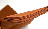 Mini Bolt of Solid Cinnamon Brown Thin Kimono Lining Silk from Japan, 4-ish Yards Still Folded/Tied #290
