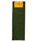 Mini Bolt of Solid Olive Green Thin Kimono Lining Silk from Japan, 4-ish Yards Still Folded/Tied #291