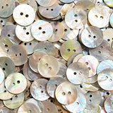 Bulk Deal Moonrise Shiny Mother of Pearl Iridescent Shell 5/8", 365 Buttons  #LP-143