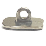 SALE, "Timur" Abstract Silver 5/8" / 15mm Metal Shank Back Button, From JHB Spain  # FJ-72