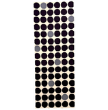 Ninety Large Dots, Some Gray, Cotton Tenugui Towel from Japan, 100% Cotton 13" x 34"