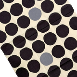 Ninety Large Dots, Some Gray, Cotton Tenugui Towel from Japan, 100% Cotton 13" x 34"