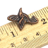 Copper Hummingbird 3/4" Metal Button 20mm Shank Back,  # FJ-86