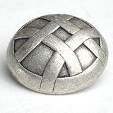 Iron Gate from JHB, 5/8" Antique Silver Metal 16mm Shank Back Button, # FJ-192