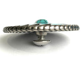 Blanket Diamond Silver/Faux Turquoise Large Screw-Back Concho 1.5"  #SWH-151