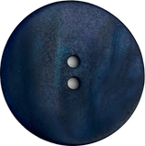 Re-Stocked, Indigo/Navy Velvet Large Agoya Shell 1-1/8" 2-hole Button, #1207