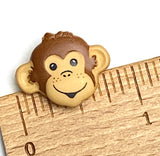 Monkey Face Plastic Button 13/16"  Shank Back, 20mm, Per Button #SK-1693