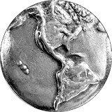 Planet Earth Danforth Pewter Button,  7/8" # FJ-96