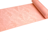 Peachy Pink Sherbet Traditional Vintage Japanese Jacquard Kimono Fabric By the Yard #283