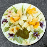 New Markdown, Daffodils Button Mother of Pearl Button by Susan Clarke, 1-3/8" #SC-1220