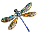 Running Low, Handpainted Dragonfly  by Susan Clarke, 2", Metal Sew-Down, #SC-998