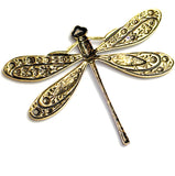 Running Low, Handpainted Dragonfly  by Susan Clarke, 2", Metal Sew-Down, #SC-998