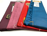 Four Mini Bolts of Vintage Kimono Lining Silk from Japan  ~4 Yards Each, Still Folded/Tied #413