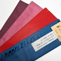 Four Mini Bolts of Vintage Kimono Lining Silk from Japan  ~4 Yards Each, Still Folded/Tied #413