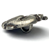 Rabbit Pewter Bunny Button, 7/8" Shank Back 22mm USA-Made  # SW-311
