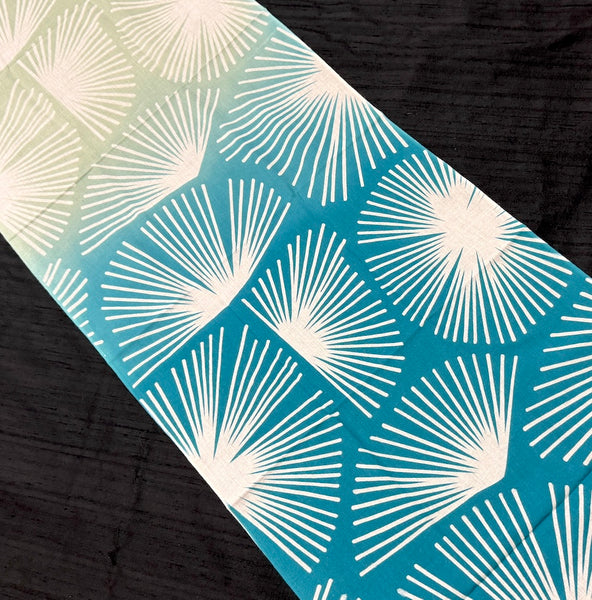 Pine Needles -  Tenugui Towel from Japan, 100% Cotton 13.5" x 43"