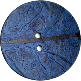 Brighter Navy Blue Extra Large Coconut Button "Rustica"  2-1/4" Scooped, 2-Hole, #SK-487-Brt