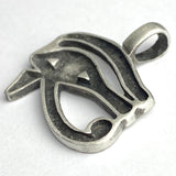 Eye of Horus Style One, Pewter Charm/Pendant, 1" / 26mm  # FJ-103