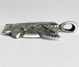 Goddess Isis Kneeling, Pewter Pendant, 1.5" / 39mm  # FJ-104