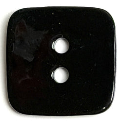 Black Square Shiny Agoya Shell 5/8" / 15.5mm Button #SK-1870