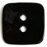 Black Square Shiny Agoya Shell 5/8" / 15.5mm Button #SK-1870