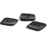 Black Square Shiny Agoya Shell 5/8" / 15.5mm Button #SK-1870