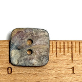 Black Square Shiny Agoya Shell 5/8" / 15.5mm Button #SK-1870