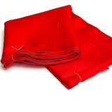 Still-Tied Bolt, Bright Crimson Red Thin Supple Drapey Kimono Lining Silk from Japan 4-5 Yards, #ZP-22