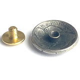 Re-Stocked, Authentic Buffalo Nickel Coin SCREW-BACK Concho,  13/16"-7/8" USA  #SW-31-SC