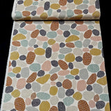 Stones from Japan, Cotton/Linen Print, Bookhou / Kokka, 43" Wide, Per Yard, #1C Mustard