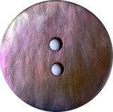 Re-Stocked, Purple Velvet Matte Agoya Shell 13/16" 2-Hole Button 21mm, Pack of 5  #SK-1221-5