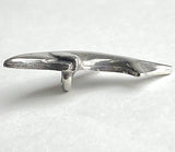 SALE, Dolphin Pewter 1-1/8" Button, Danforth USA, 28mm Shank Back  # FJ-109
