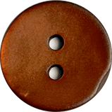 Re-Stocked Rust/Copper Velvet Agoya Shell 5/8" 2-hole Button, Pack of 5  #SK-1220