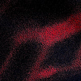 Black + Ruby Abstract Vintage Kimono Silk Pieces from Japan, 14" x 45"  # ZP-26