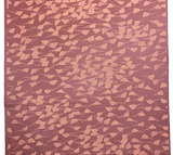 Small Fans Print, Chirimen Crepe, Vintage Kimono Silk Pieces from Japan, 14" x 54" # ZP-27