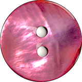 Re-Stocked, Pink Shiny Agoya Shell 5/8" 2-hole 15mm, Per Button, # SK-1239