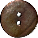 Re-Stocked, Dark Chocolate/Gray Iridescent Shiny Agoya Shell  3/4"-13/16" Per Button  #SK-1228
