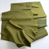 Green Slubby Vintage Kimono Silk, Still-Basted Ariaihari 12.5-yard BOLT from Japan  #414