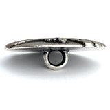 Snake Button, 15/16" Silver Metal Button, 23mm Shank Back  #FJ-118