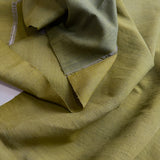 Green Slubby Vintage Kimono Silk, Still-Basted Ariaihari 12.5-yard BOLT from Japan  #414