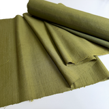 Green Slubby Vintage Kimono Silk, Still-Basted Ariaihari 12.5-yard BOLT from Japan  #414