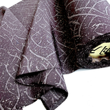 Rain Splashing Muted Purple Vintage Kimono Silk Pirnt from Japan By the Yard # 291