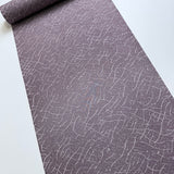 Rain Splashing Muted Purple Vintage Kimono Silk Pirnt from Japan By the Yard # 291