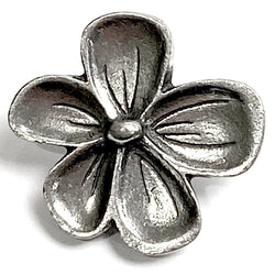 Posey Danforth Pewter Button, 15/16" USA, 24mm, Shank Back # FJ-124