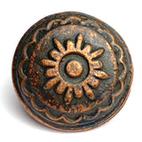 RE-STOCKED, Galisteo Sun Copper/Black Concho 13/16" Screwback  #SWM-25