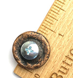 RE-STOCKED, Galisteo Sun Copper/Black Concho 13/16" Screwback  #SWM-25