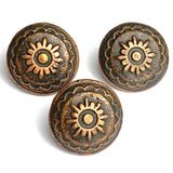 RE-STOCKED, Galisteo Sun Copper/Black Concho 13/16" Screwback  #SWM-25