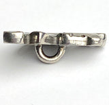Teddy Bear Pewter Button, 3/4" Danforth USA, 19mm, Shank Back # FJ-125