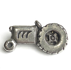 SALE Tractor Pewter from Danforth USA, 7/8" Button 22mm, Shank Back # FJ-126