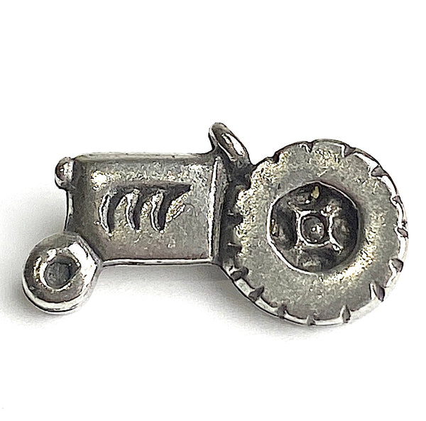 Running Low, Tractor Pewter from Danforth USA, 7/8" Button 22mm, Shank Back # FJ-126